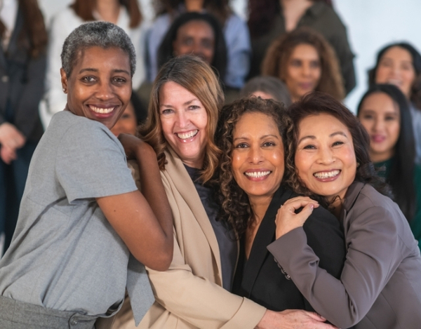 Diverse group of women